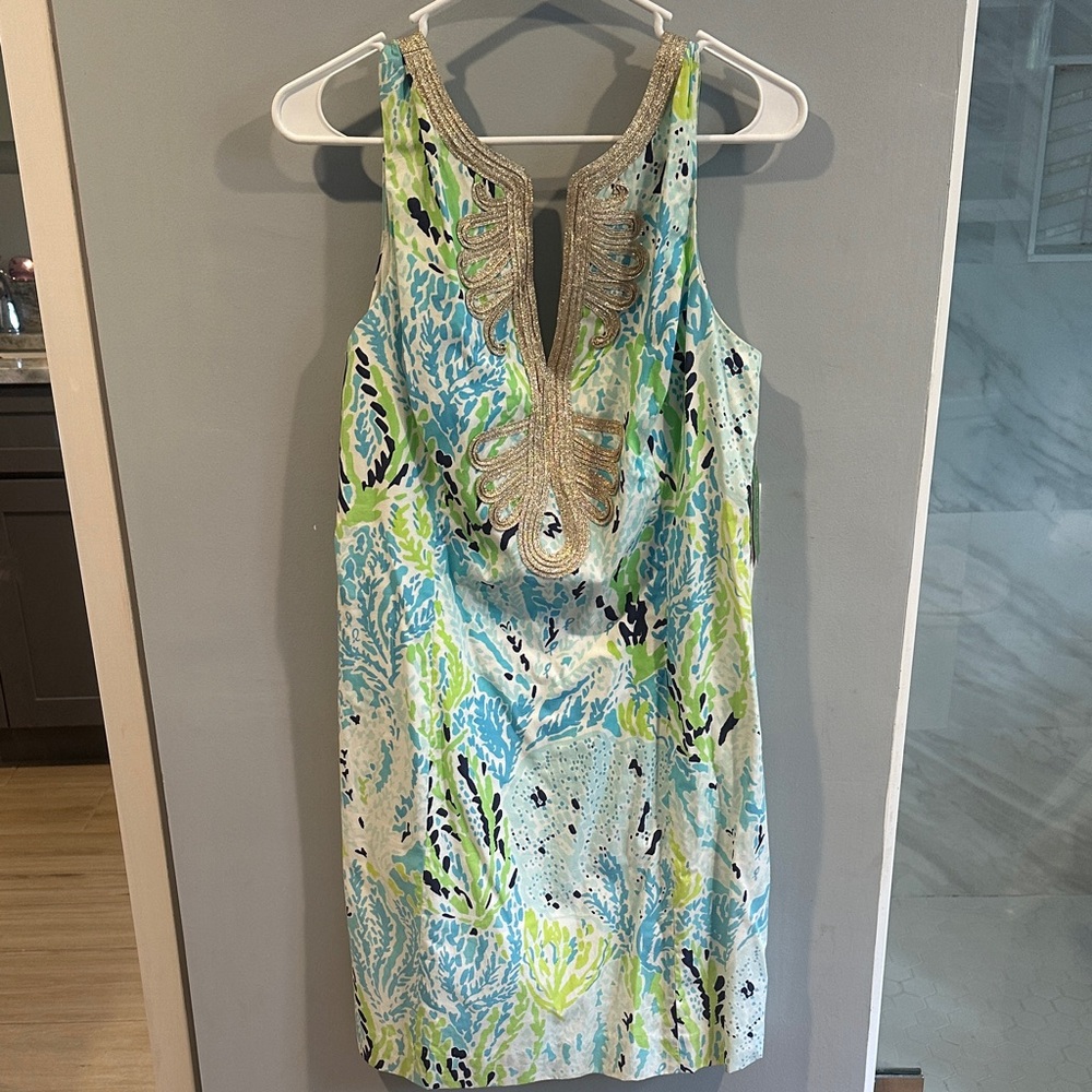 NWT Lilly Pulitzer Green and White Garment